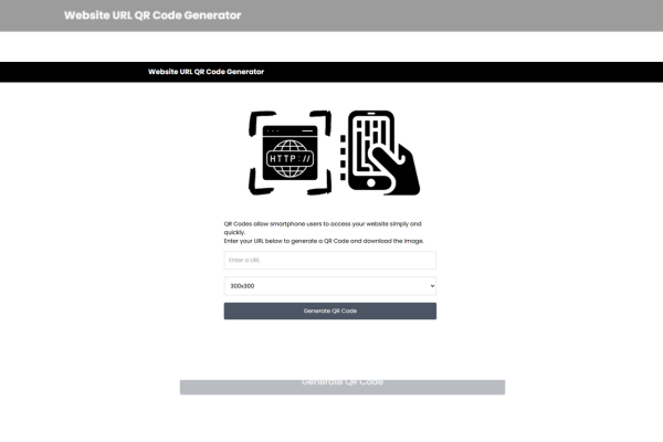 Website URL QRcode Generator